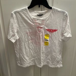 NWT Top Gun Maverick cropped top large 11-13